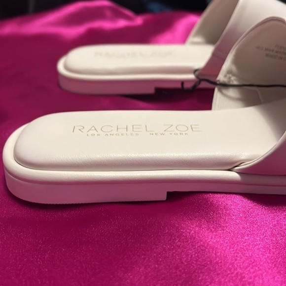 Rachel Zoe brand white, super soft and comfy slides - Picture 5 of 8